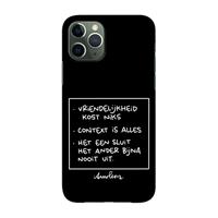 CaseCompany Mijn Motto's: Volledig geprint iPhone 11 Pro Hoesje