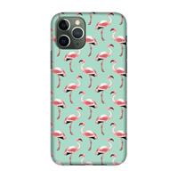 CaseCompany Flamingoprint groen: Volledig geprint iPhone 11 Pro Hoesje