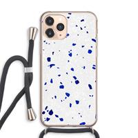 CaseCompany Terrazzo N°5: iPhone 11 Pro Max Transparant Hoesje met koord