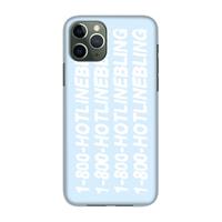 CaseCompany Hotline bling blue: Volledig geprint iPhone 11 Pro Hoesje