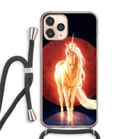 CaseCompany Last Unicorn: iPhone 11 Pro Max Transparant Hoesje met koord