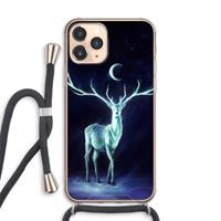 CaseCompany Nightbringer: iPhone 11 Pro Max Transparant Hoesje met koord