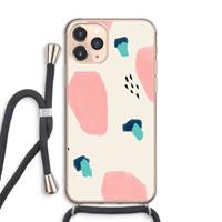 CaseCompany Monday Surprise: iPhone 11 Pro Max Transparant Hoesje met koord