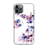 CaseCompany Waterverf bloemen: Volledig geprint iPhone 11 Pro Hoesje