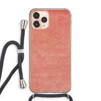 CaseCompany Marrakech Walls: iPhone 11 Pro Max Transparant Hoesje met koord