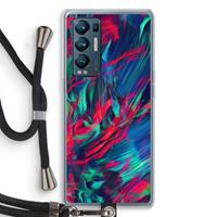 CaseCompany Pilgrims Of The Sea: Oppo Find X3 Neo Transparant Hoesje met koord