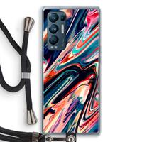 CaseCompany Quantum Being: Oppo Find X3 Neo Transparant Hoesje met koord