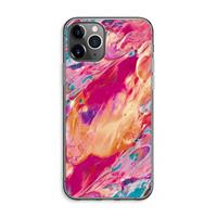 CaseCompany Pastel Echoes: iPhone 11 Pro Max Transparant Hoesje