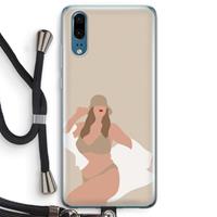 CaseCompany One of a kind: Huawei P20 Transparant Hoesje met koord