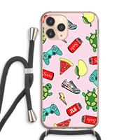 CaseCompany Things Jamie Loves: iPhone 11 Pro Max Transparant Hoesje met koord