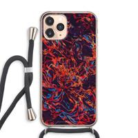 CaseCompany Lucifer: iPhone 11 Pro Max Transparant Hoesje met koord