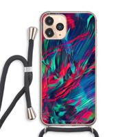 CaseCompany Pilgrims Of The Sea: iPhone 11 Pro Max Transparant Hoesje met koord