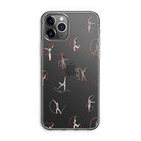 CaseCompany Dancing #3: iPhone 11 Pro Max Transparant Hoesje