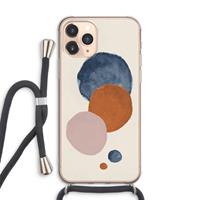 CaseCompany Geo #4: iPhone 11 Pro Max Transparant Hoesje met koord