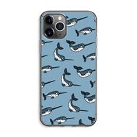 CaseCompany Narwhal: iPhone 11 Pro Max Transparant Hoesje
