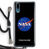 CaseCompany NASA: Huawei P20 Transparant Hoesje met koord