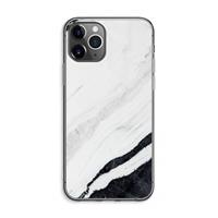 CaseCompany Elegante marmer: iPhone 11 Pro Max Transparant Hoesje