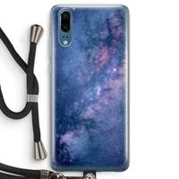 CaseCompany Nebula: Huawei P20 Transparant Hoesje met koord