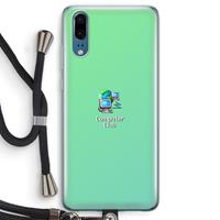 CaseCompany Win98: Huawei P20 Transparant Hoesje met koord