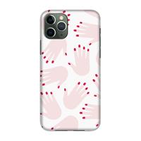 CaseCompany Hands pink: Volledig geprint iPhone 11 Pro Hoesje