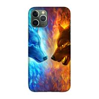 CaseCompany Fire & Ice: Volledig geprint iPhone 11 Pro Hoesje