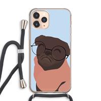 CaseCompany Ludo: iPhone 11 Pro Max Transparant Hoesje met koord