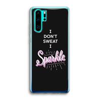 CaseCompany Sparkle quote: Huawei P30 Pro Transparant Hoesje