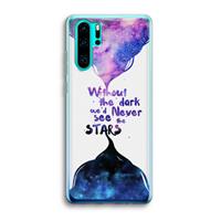 CaseCompany Stars quote: Huawei P30 Pro Transparant Hoesje