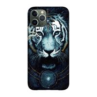 CaseCompany Darkness Tiger: Volledig geprint iPhone 11 Pro Hoesje