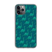 CaseCompany Diplodocus: iPhone 11 Pro Max Transparant Hoesje