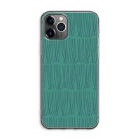 CaseCompany Swirls: iPhone 11 Pro Max Transparant Hoesje