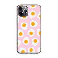 CaseCompany Dancing eggs: iPhone 11 Pro Max Transparant Hoesje