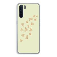 CaseCompany Falling Leaves: Oppo A91 Transparant Hoesje