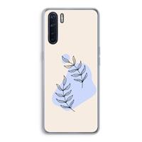 CaseCompany Leaf me if you can: Oppo A91 Transparant Hoesje