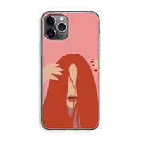 CaseCompany Woke up like this: iPhone 11 Pro Max Transparant Hoesje