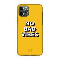 CaseCompany No Bad Vibes: Volledig geprint iPhone 11 Pro Hoesje