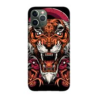 CaseCompany Tiger and Rattlesnakes: Volledig geprint iPhone 11 Pro Hoesje