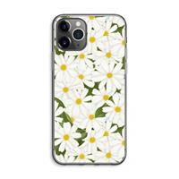 CaseCompany Summer Daisies: iPhone 11 Pro Max Transparant Hoesje