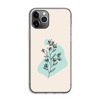 CaseCompany Violets are blue: iPhone 11 Pro Max Transparant Hoesje