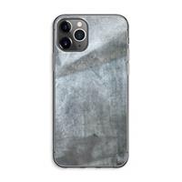 CaseCompany Grey Stone: iPhone 11 Pro Max Transparant Hoesje