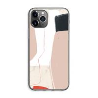 CaseCompany Lava: iPhone 11 Pro Max Transparant Hoesje