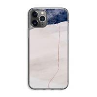 CaseCompany Stone White: iPhone 11 Pro Max Transparant Hoesje