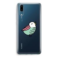CaseCompany Birdy: Huawei P20 Transparant Hoesje