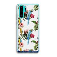 CaseCompany Kleurrijke papegaaien: Huawei P30 Pro Transparant Hoesje