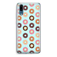 CaseCompany Donuts: Huawei P20 Transparant Hoesje