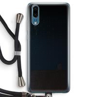 CaseCompany Musketon Halftone: Huawei P20 Transparant Hoesje met koord