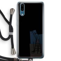 CaseCompany Musketon Painter: Huawei P20 Transparant Hoesje met koord