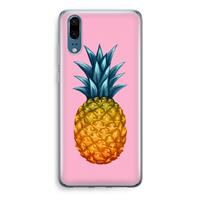 CaseCompany Grote ananas: Huawei P20 Transparant Hoesje