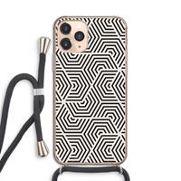 CaseCompany Magic pattern: iPhone 11 Pro Transparant Hoesje met koord