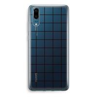 CaseCompany Rooster: Huawei P20 Transparant Hoesje